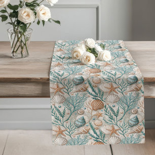 Chemin De Table Long Coastal Living Table Runner avec accents Océan