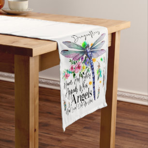 CHEMIN DE TABLE LONG COULEUR PASTEL JOLIMENT DRAGONFLY AVEC DIRE
