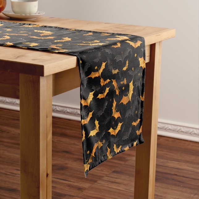 Chemin De Table Long Coureur de table de chauves-souris Halloween (In Situ)