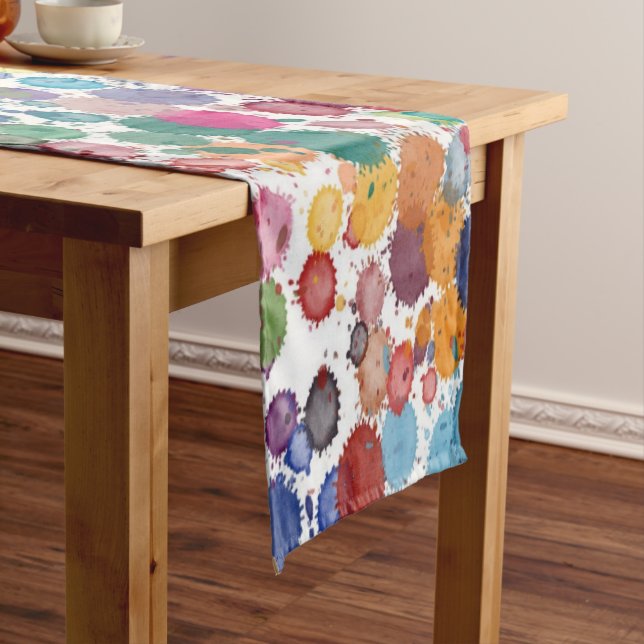 Chemin De Table Long Coureur de table de peinture rétro (In Situ)