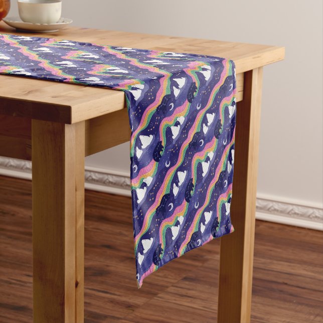 Chemin De Table Long Coureur de table Northern Lights (In Situ)
