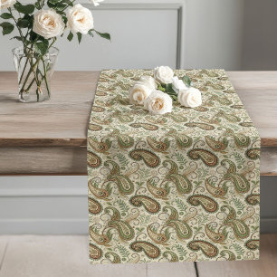 Chemin De Table Long Décor de table Bohème Paisley Earthy Charming