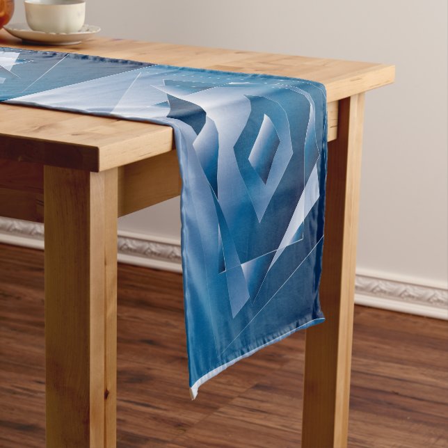 Chemin De Table Long dégradé bleu 1 (In Situ)