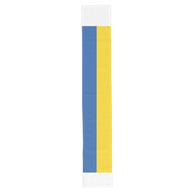 Chemin De Table Long Drapeau d'Ukraine (Devant)