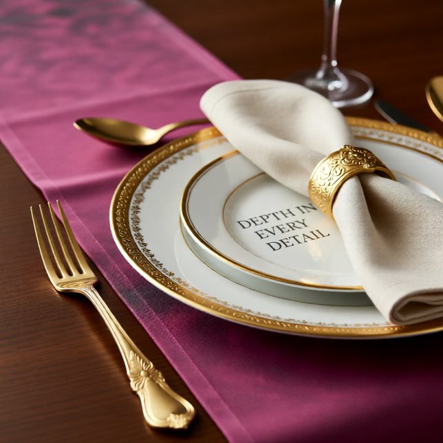 Chemin De Table Long Fleur Écrasée (Créateur téléchargé)