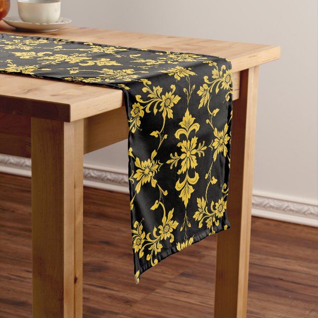 Chemin De Table Long Floral Elegant Collection Moderne (In Situ)