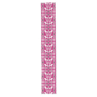 Chemin De Table Long Impression de cheval suédois Dala rose