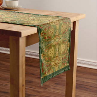 Chemin De Table Long Motif supérieur de pochoir de faisceau de Louis