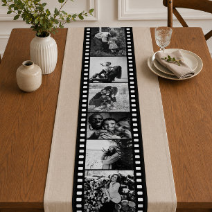 Chemin De Table Long Personnalisez Votre Propre Photo Film Bande Photo