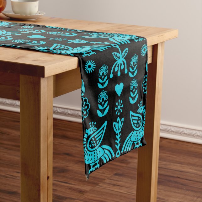 Chemin De Table Long Phoenix Bird Fold Art Imprimer (In Situ)