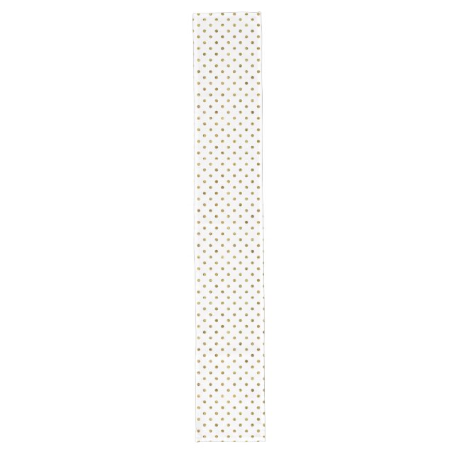 Chemin De Table Long Points chics de charme d'or (Devant)