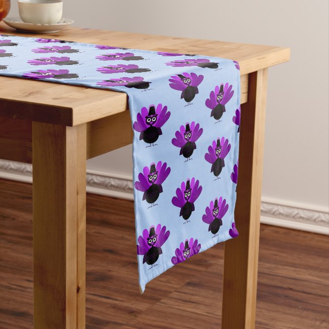 Chemin De Table Long Purple Tom Turquie (In Situ)