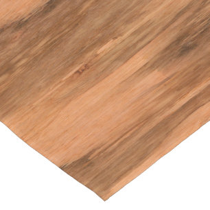 Chemin De Table Long Regard du bois de grain d'eucalyptus naturel