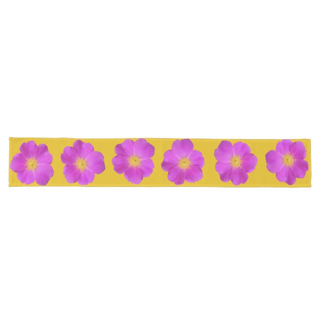 Chemin De Table Long Rose sauvage 2 (Horizontal)