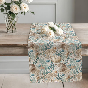 Chemin De Table Long Runner de table d'inspiration marine pour les Vibe