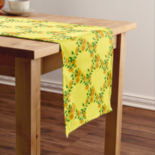 Chemin De Table Long Runner-Sunflower Table Runner