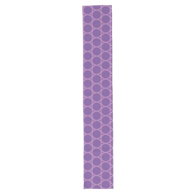 Chemin De Table Long Runner table de cercles violets (Devant)