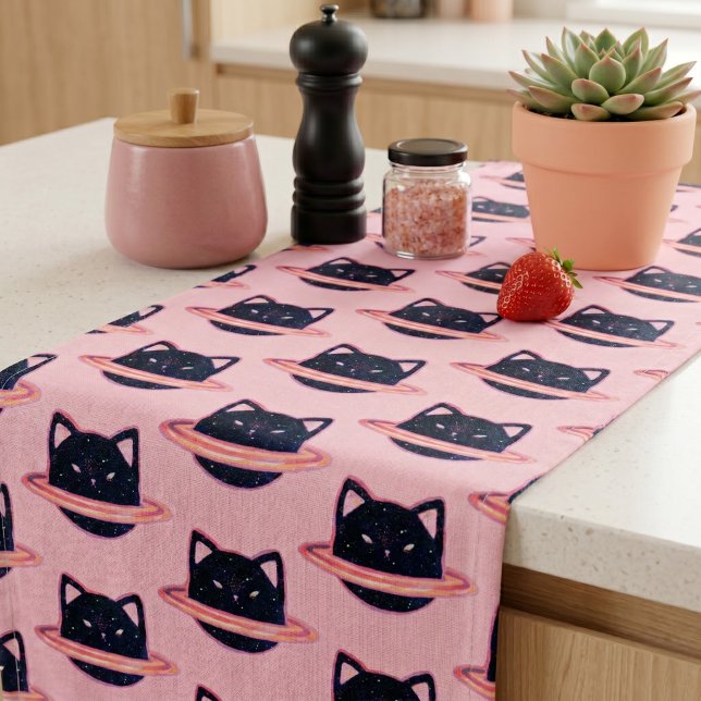 Chemin De Table Long Tapis de table long Planet Cat (Créateur téléchargé)