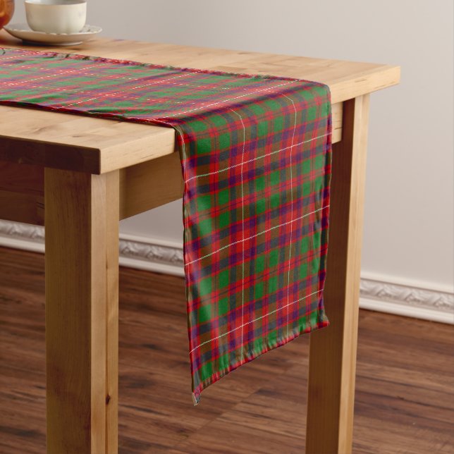 Chemin De Table Long Tartan de plaid de Geddes d'écossais (In Situ)
