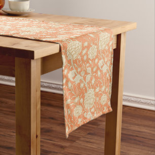 Chemin De Table Long Tulipe sauvage de William Morris, motif floral vin