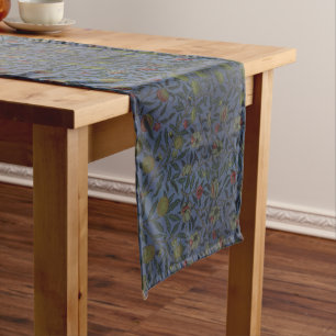 Chemin De Table Long Vintage Floral William Morris Fruit
