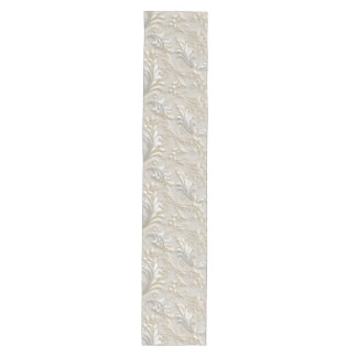 Chemin De Table Moyen Blanc Ivoire Acanthus Moyenne Table Runner