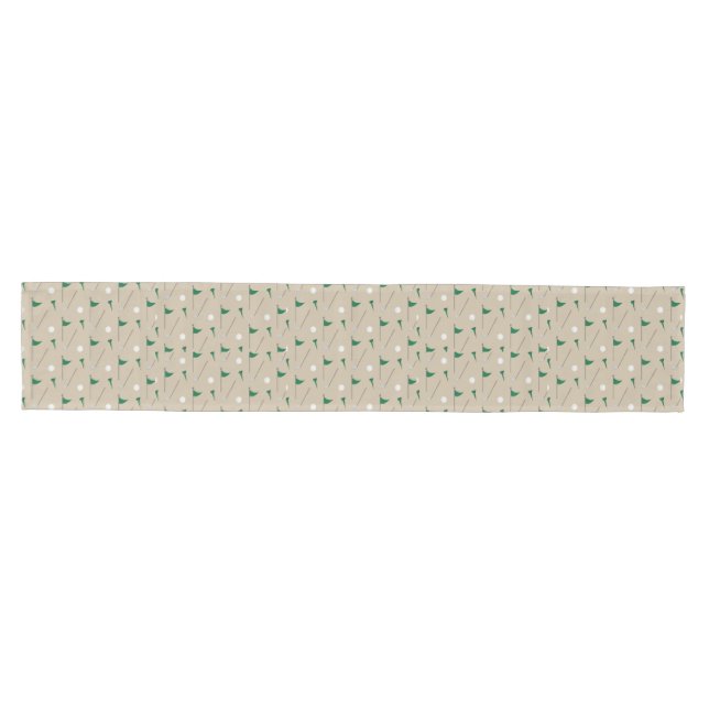 Chemin De Table Moyen Boule de golf avec drapeau (Horizontal)