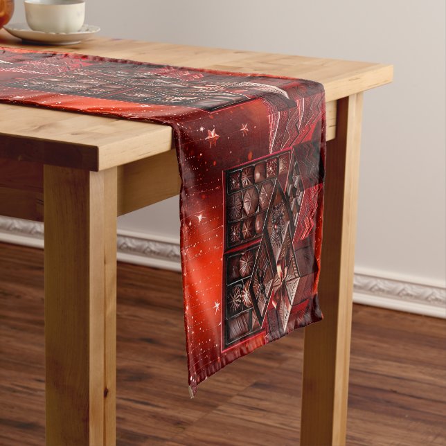 Chemin De Table Moyen Chocolate Candy Holiday Table Runner (In Situ)