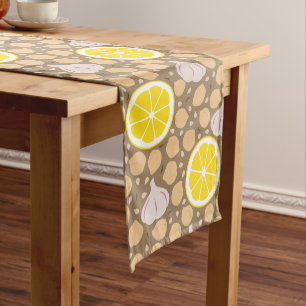 Chemin De Table Moyen Coureur de table moyenne Hummus
