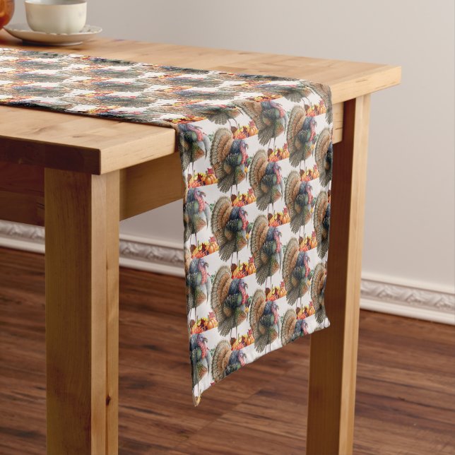 Chemin De Table Moyen Coureur de table Thanksgiving Turkey (In Situ)