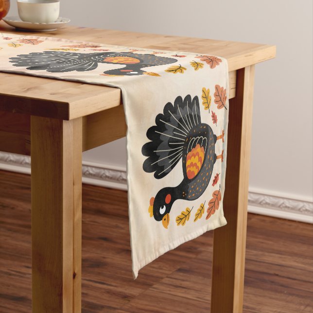 Chemin De Table Moyen Couteau Turquie Bon thanksgiving Runner (In Situ)