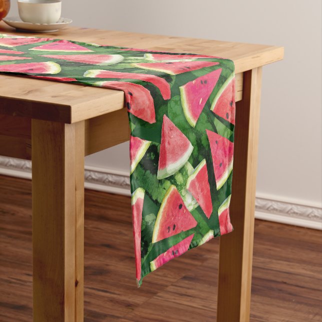 Chemin De Table Moyen Création de motif de pastèque (In Situ)