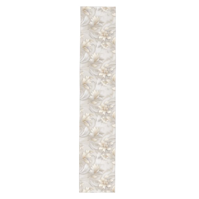 Chemin De Table Moyen Élégant Acanthus Moyenne Table Runner (Devant)