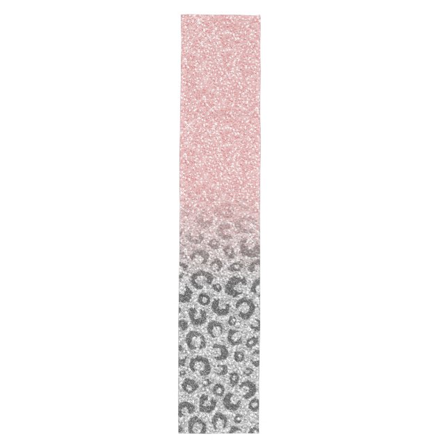 Chemin De Table Moyen Élégant Rose Gold Parties scintillant Empreinte de (Devant)