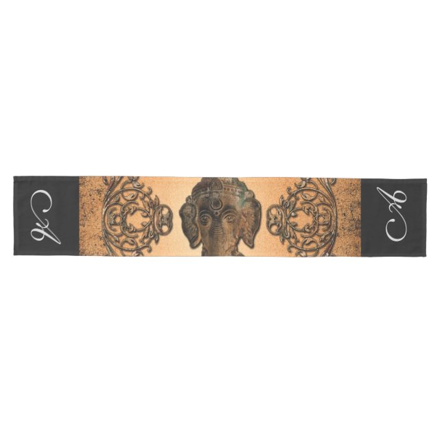 Chemin De Table Moyen Éléphant d'Asie (Horizontal)