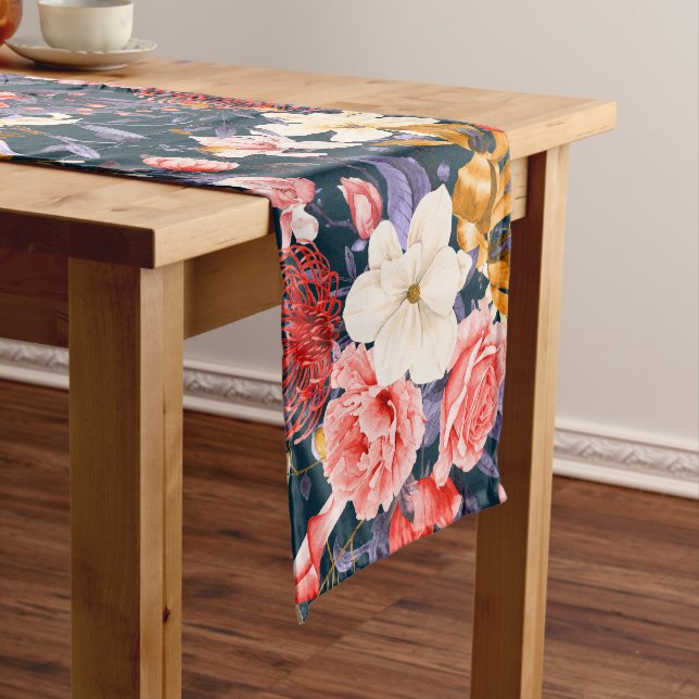 Chemin De Table Moyen Florale Boho Sophistiquée (In Situ)