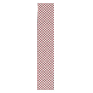 Chemin De Table Moyen Gingham Rouge Nostalgique