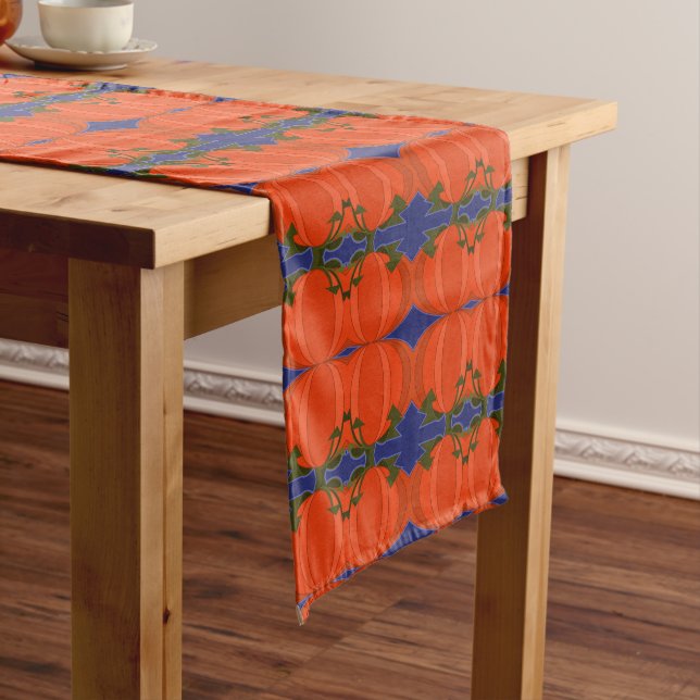 Chemin De Table Moyen Grand coureur de table Citrouille (In Situ)