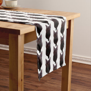 Chemin De Table Moyen HALLOWEEN BLACK CAT coureur de table