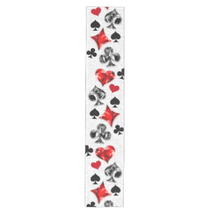 Chemin De Table Moyen Joueur de poker Joueur de cartes de jouer costumes