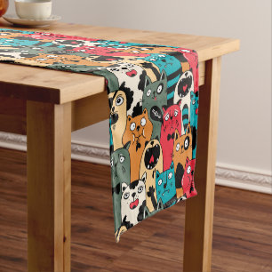 Chemin De Table Moyen La foule des chats