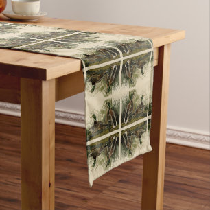 Chemin De Table Moyen Le canard colvert des oiseaux d'Amérique d'Audubon