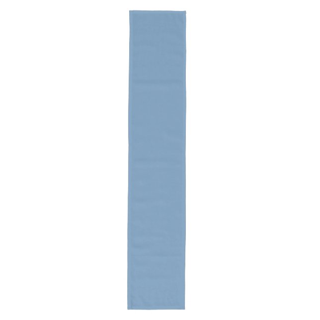 Chemin De Table Moyen Mariage bleu Dusty (Devant)