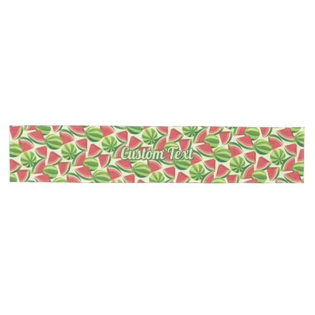 Chemin De Table Moyen Motif de pastèque (Horizontal)