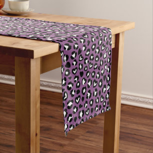 Chemin De Table Moyen Poster de animal, Léopard Violet, Spots De Cheetah