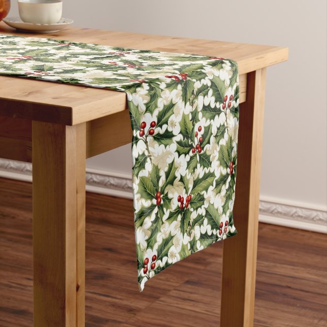 Chemin De Table Moyen Runner-Holly de table de vacances (In Situ)
