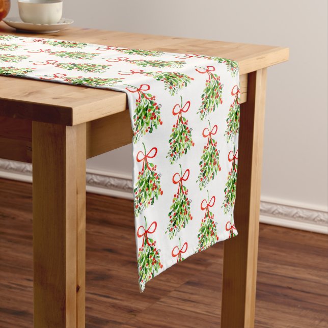Chemin De Table Moyen Runner-Mistletoe de table de vacances (In Situ)