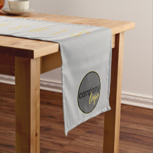 CHEMIN DE TABLE MOYEN SAISONS ACCUEILLIR L'ARGENT GRIS OR AFFAIRES LOGO