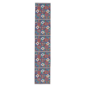 Chemin De Table Moyen Traditionnel Palestine Broderie tatreez coloré