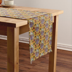 CHEMIN DE TABLE MOYEN TURQUIE BONES COLORÉS FOLK MERCI OISEAU OISEAU